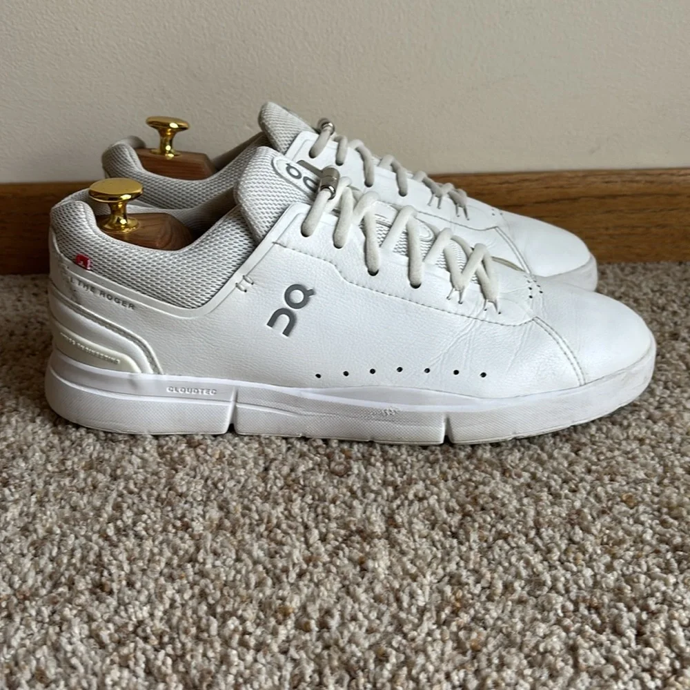 On Running Men’s The Roger Advantage White Sneakers Tennis Shoe Men’s US 8 Eu 41 - Picture 4 of 11